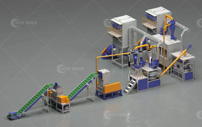 Circuit board recycling equipment