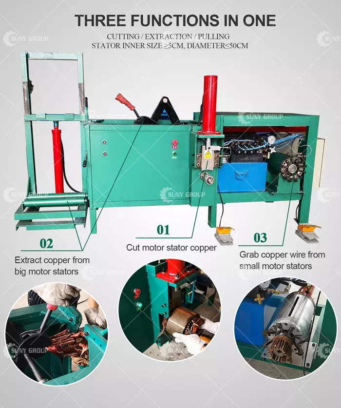 Copper Motor Recycling Machine