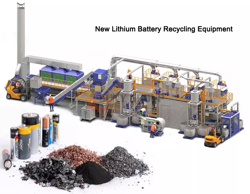 New Lithium Battery Recycling Equipment