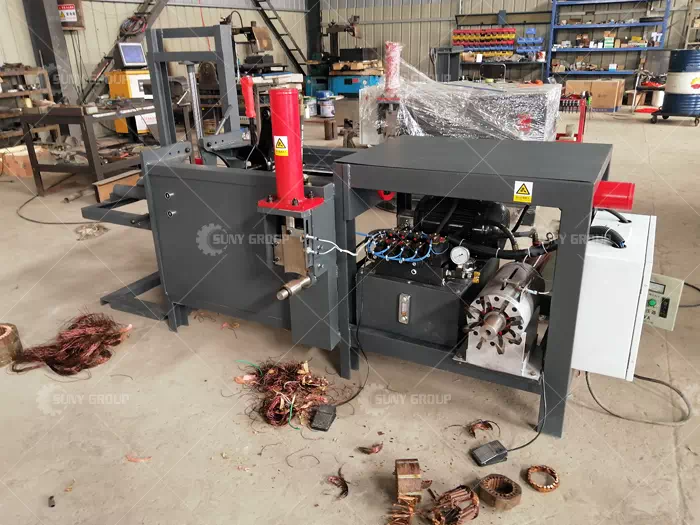 Waste motor copper dismantling machine