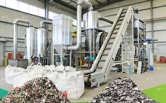 Aluminum Can Recycling Processing Line