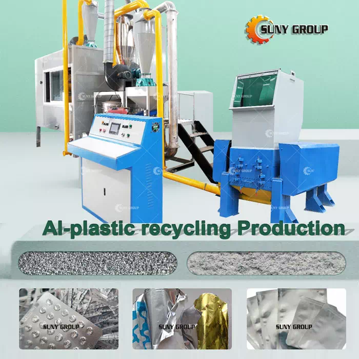 Recycling Aluminum Tin Paper Machine