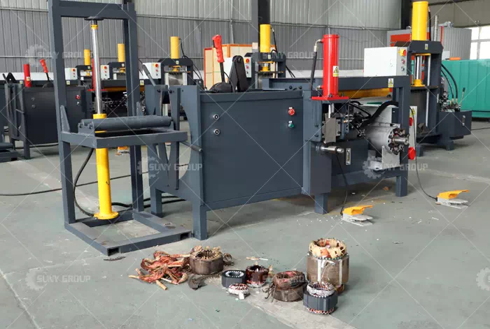Copper Removing Machine from Electric Motor Stator