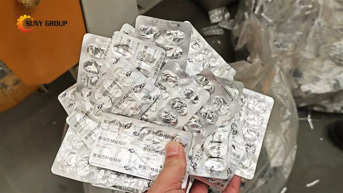 Medical Blister Packs Recycling Machine Medical Blister Packs Recycling Machine