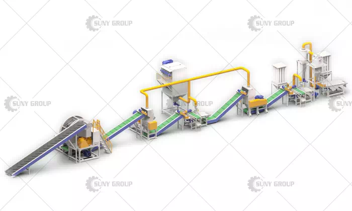 Tire Crushing and Separation Machines