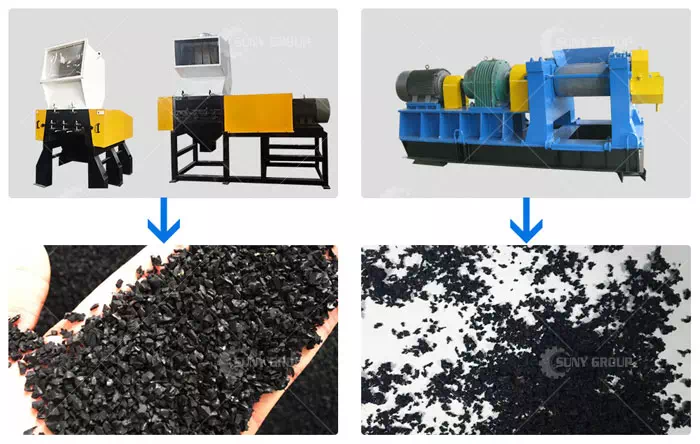 Tire grinding equipment