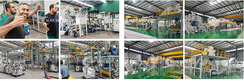 Lithium battery recycling customer site